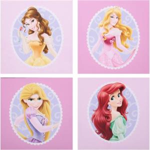 Bluey Canvas Wall Art – 4-Piece Set for Kids’ Room Décor, Each Print 12″x12″, Colorful and Fun Artwork for Bedroom, Nursery, or Playroom(Princess)