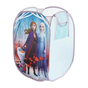 Bluey Pop-Up Hamper with Carry Handles – 21″ x 13.5″, Bluey and Bingo Design, Lightweight & Collapsible Laundry Basket for Kids’ Bedroom, Bathroom, or Playroom(Frozen 2)