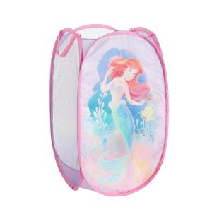 Bluey Pop-Up Hamper with Carry Handles – 21″ x 13.5″, Bluey and Bingo Design, Lightweight & Collapsible Laundry Basket for Kids’ Bedroom, Bathroom, or Playroom(Little Mermaid)