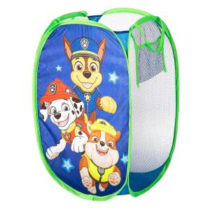 Bluey Pop-Up Hamper with Carry Handles – 21″ x 13.5″, Bluey and Bingo Design, Lightweight & Collapsible Laundry Basket for Kids’ Bedroom, Bathroom, or Playroom(Paw Patrol Chase Rubble Marshall)