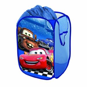 Bluey Pop-Up Hamper with Carry Handles – 21″ x 13.5″, Bluey and Bingo Design, Lightweight & Collapsible Laundry Basket for Kids’ Bedroom, Bathroom, or Playroom(Cars)