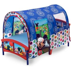 Delta Children – Bluey Plastic Toddler Bed with Tent(Mickey Mouse)
