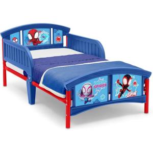 Delta Children Plastic Toddler Bed, Bluey(Spider-man)