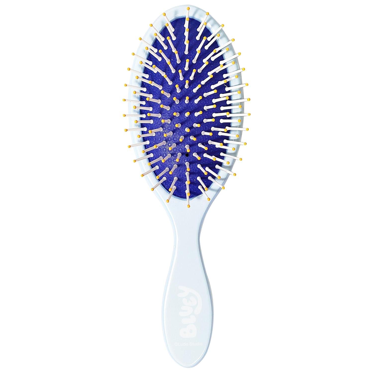 imageBluey Hair Accessory 5 Pcs Set 1 Regular 9 inch Bluey HairBrush For Girls 4 Bluey Scrunchies For Kids Accessories For Girls Detangling Brush Elastic Hair Ties Ropes Scrunchies Ages 3Bluey 5 Piece Hair Accessories