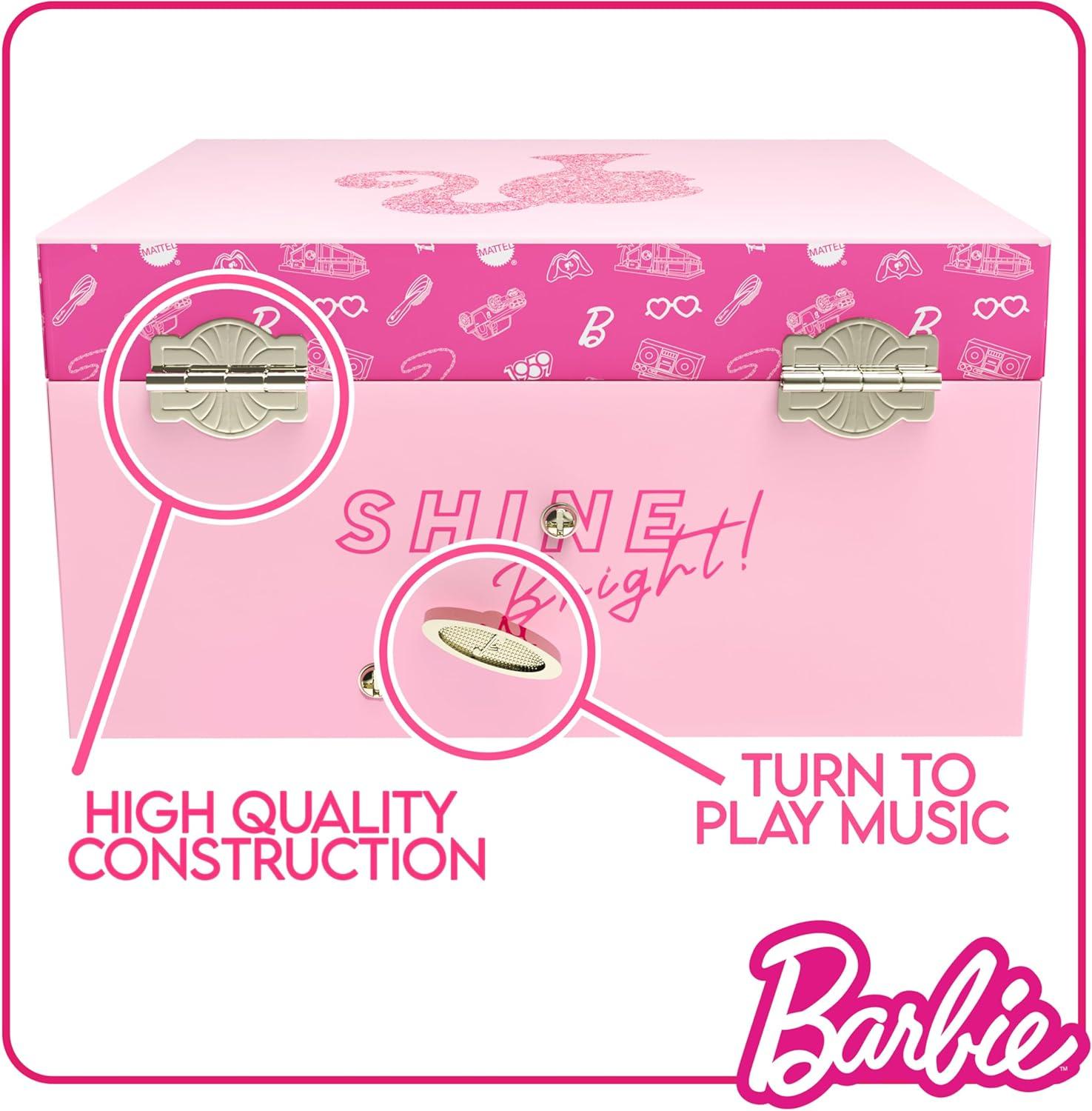 imageBluey Jewelry Box for Girls Musical Jewelry Box with Spinning Figurine Bluey Toys for Kids Ages 35 Plays Bluey Theme Song 6 x 47 x 35 inBarbie