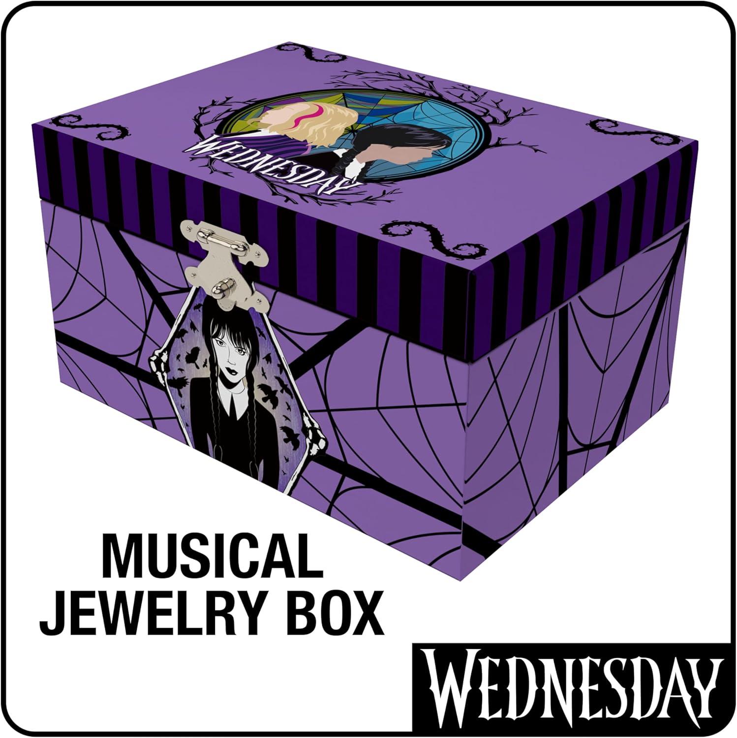 imageBluey Jewelry Box for Girls Musical Jewelry Box with Spinning Figurine Bluey Toys for Kids Ages 35 Plays Bluey Theme Song 6 x 47 x 35 inWednesday
