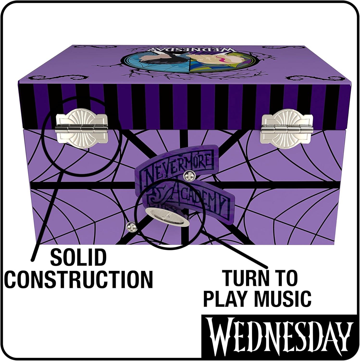 imageBluey Jewelry Box for Girls Musical Jewelry Box with Spinning Figurine Bluey Toys for Kids Ages 35 Plays Bluey Theme Song 6 x 47 x 35 inWednesday