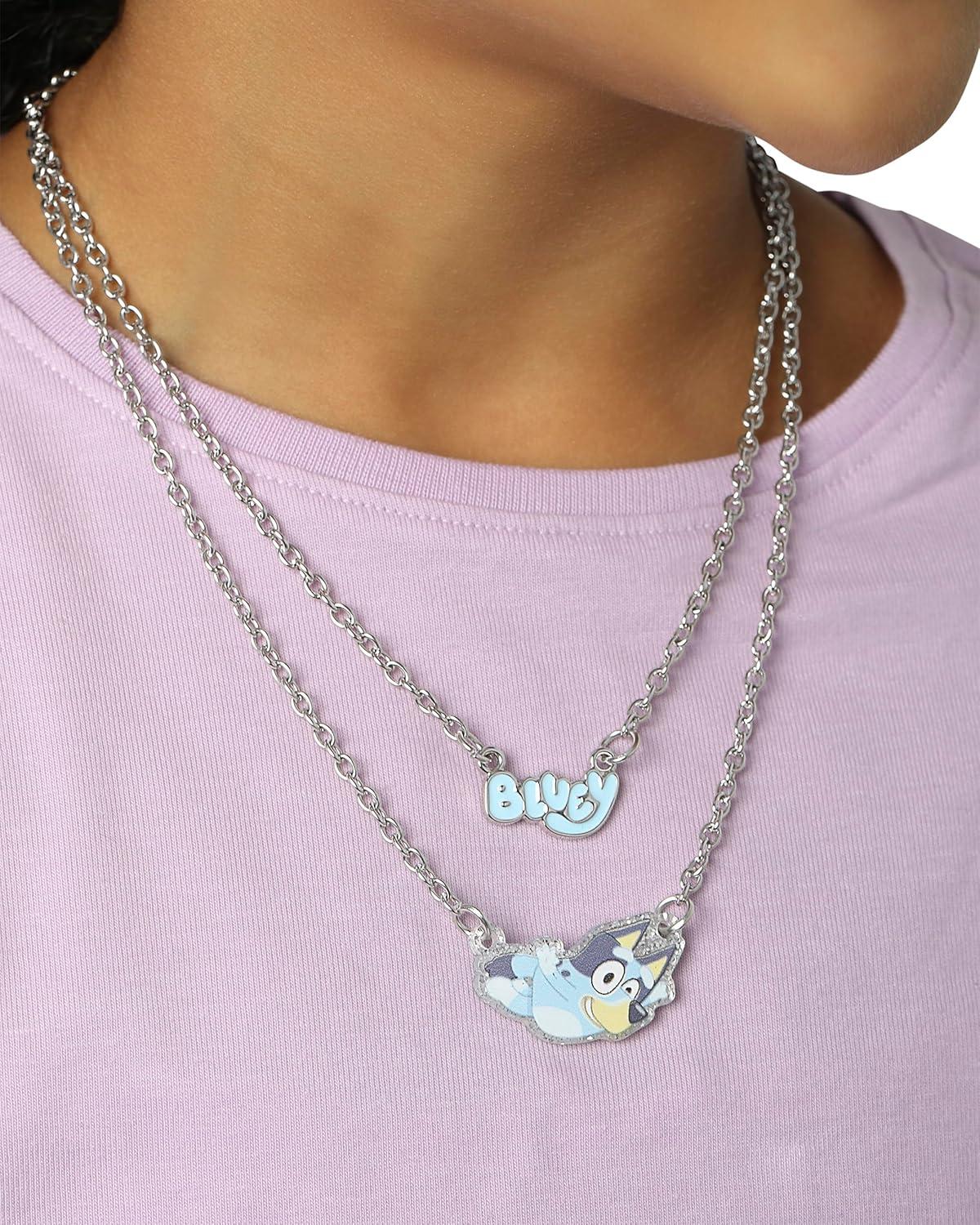 imageBluey Layered Necklaces for Girls 2 Pieces 1617325 Kids Bluey Jewelry Official License