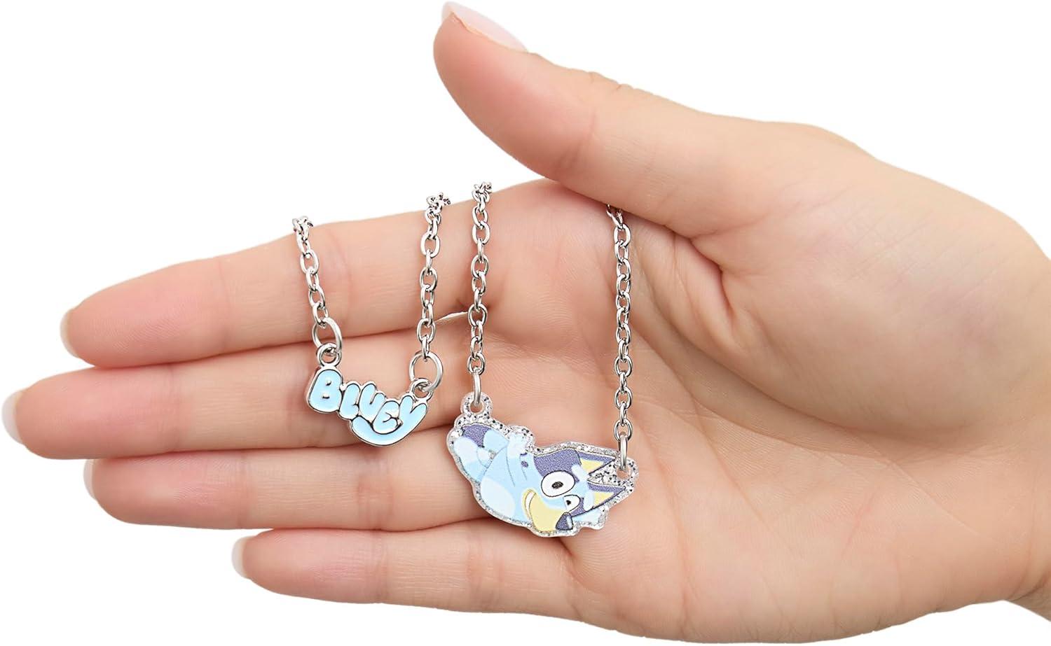 imageBluey Layered Necklaces for Girls 2 Pieces 1617325 Kids Bluey Jewelry Official License