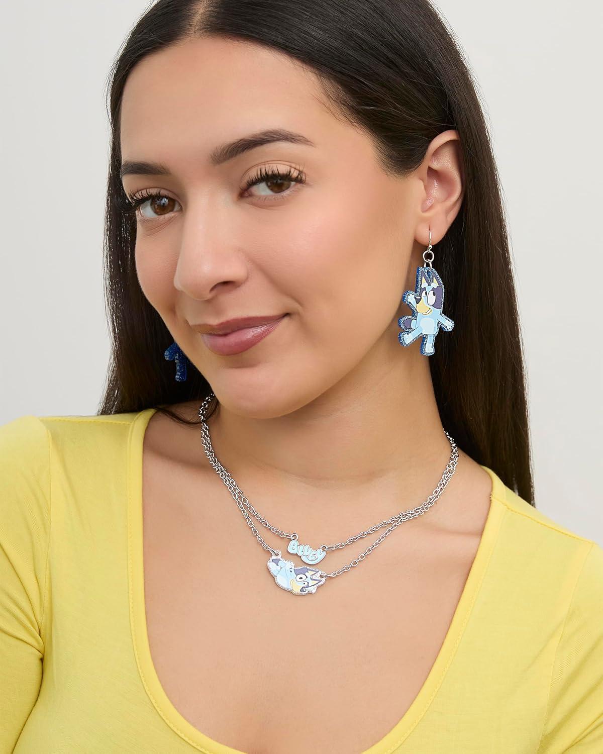 imageBluey Layered Necklaces for Girls 2 Pieces 1617325 Kids Bluey Jewelry Official License