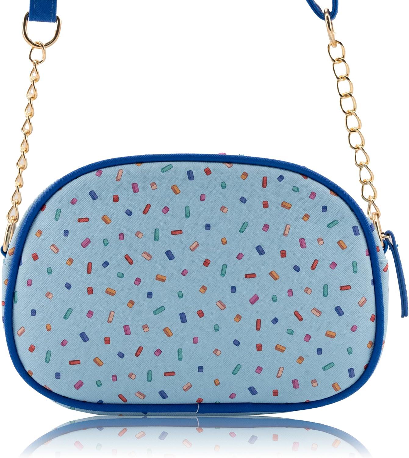 imageDisney Sanrio Bluey Purse Crossbody Handbag for Women Metallic Vinyl Womens Shoulder HandbagBluey Sprinkles