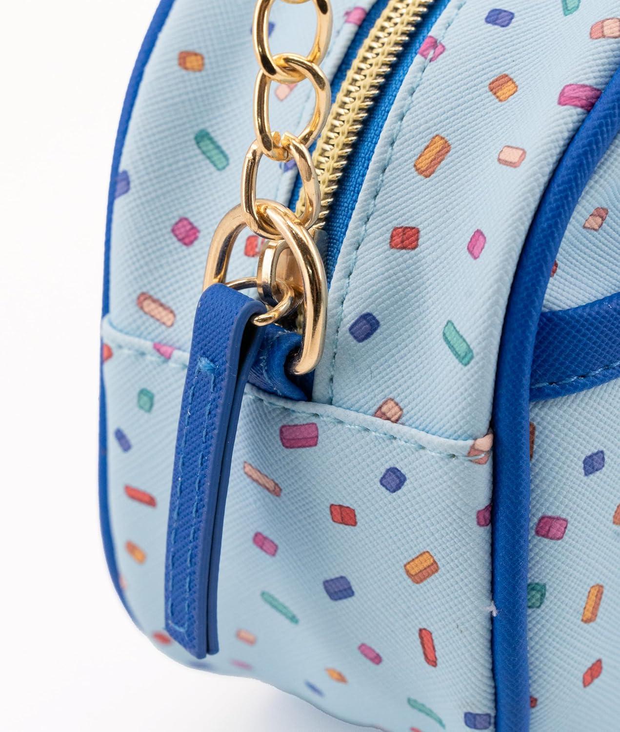 imageDisney Sanrio Bluey Purse Crossbody Handbag for Women Metallic Vinyl Womens Shoulder HandbagBluey Sprinkles
