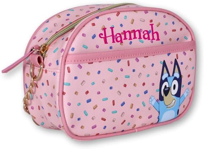 imageDisney Sanrio Bluey Purse Crossbody Handbag for Women Metallic Vinyl Womens Shoulder HandbagPersonalized Bluey