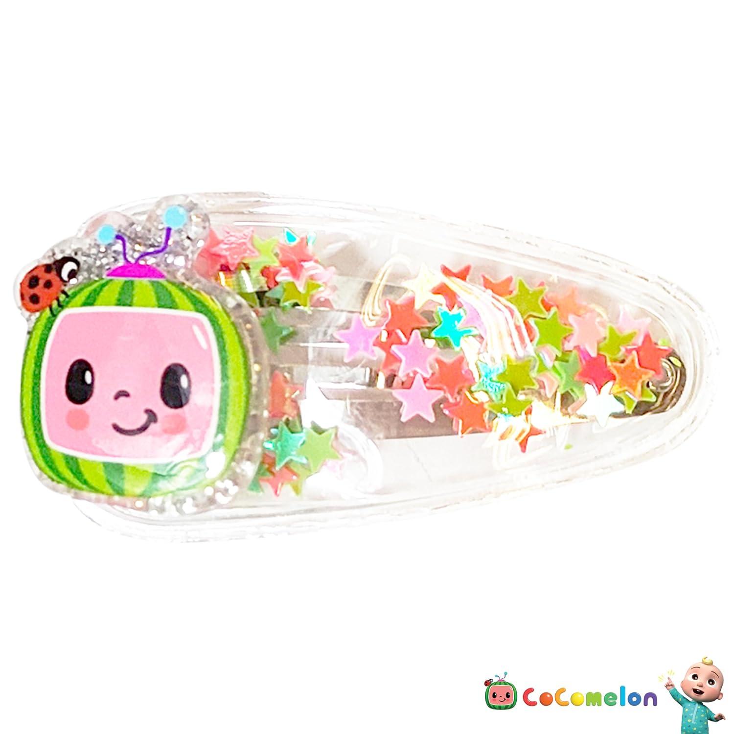 imageLUV HER Bluey Hair Accessories For Girls 6pc Cute Hair Clips with Favorite Bluey Character Charms Magical Confetti Hair Clips Ages 3Multicolor 2