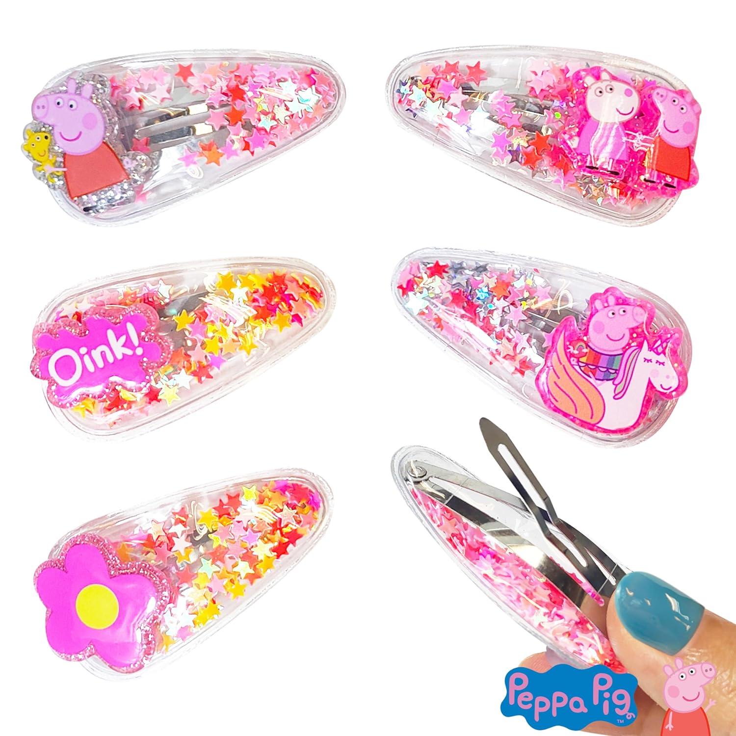 imageLUV HER Bluey Hair Accessories For Girls 6pc Cute Hair Clips with Favorite Bluey Character Charms Magical Confetti Hair Clips Ages 3Multicolor 4