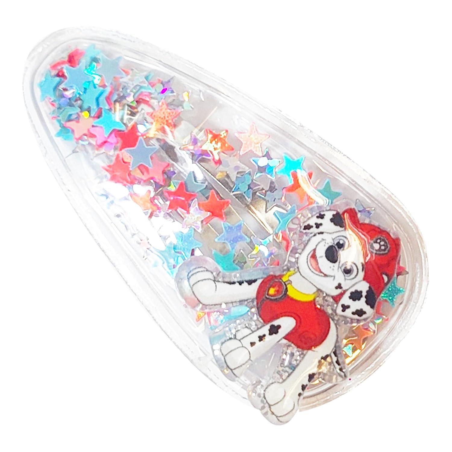 imageLUV HER Bluey Hair Accessories For Girls 6pc Cute Hair Clips with Favorite Bluey Character Charms Magical Confetti Hair Clips Ages 3Multicolor 5
