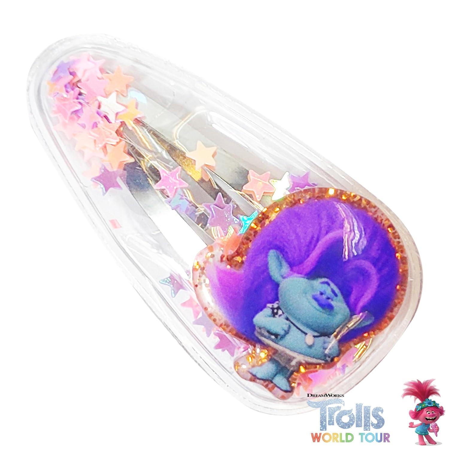 imageLUV HER Bluey Hair Accessories For Girls 6pc Cute Hair Clips with Favorite Bluey Character Charms Magical Confetti Hair Clips Ages 3Multicolor 7