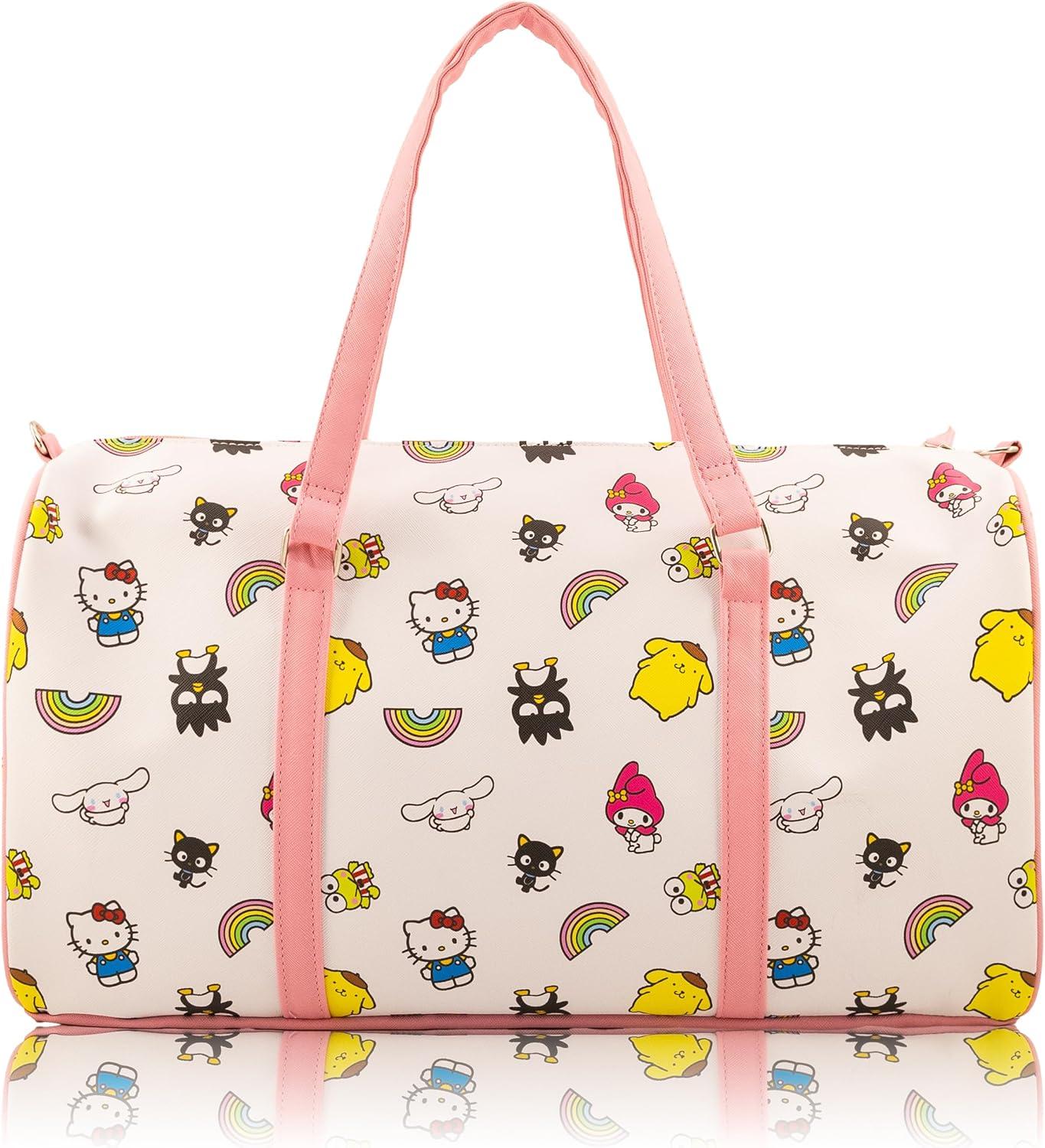 imageStitch Minnie Mickey Pooh Harry Potter or Jack Skellington 16 Leather Mini Travel Bag Duffle Bag Overnight BagCinnamoroll