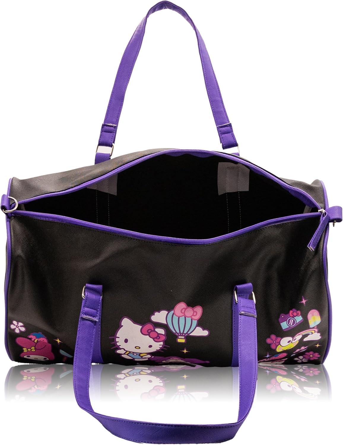 imageStitch Minnie Mickey Pooh Harry Potter or Jack Skellington 16 Leather Mini Travel Bag Duffle Bag Overnight BagKuromi