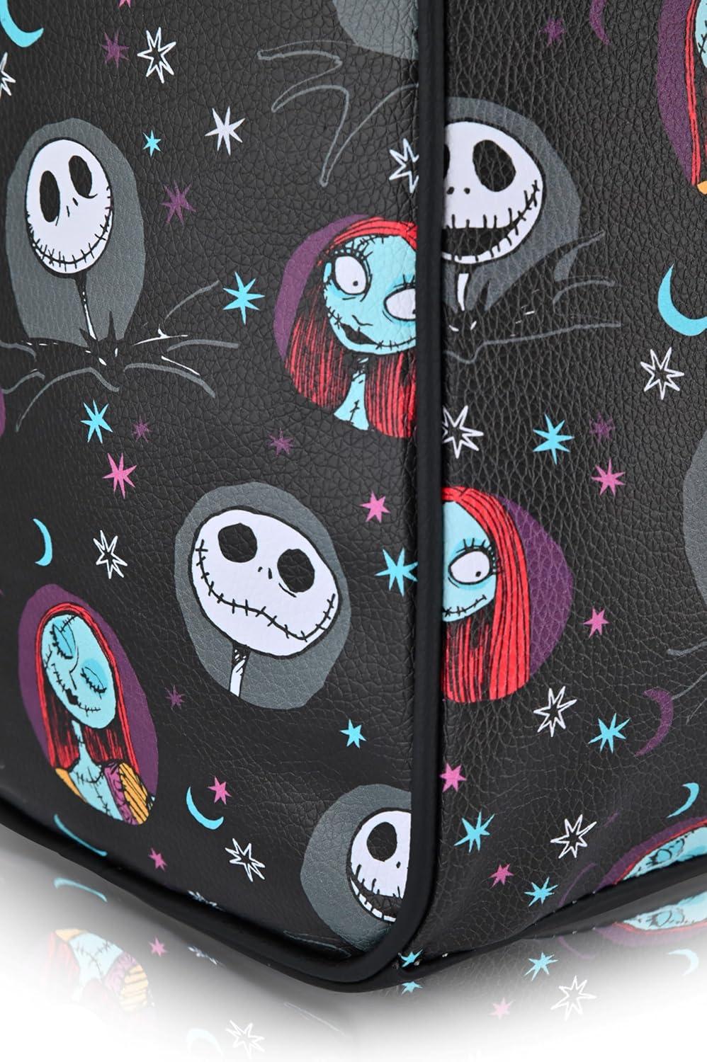 imageStitch Minnie Mickey Pooh Harry Potter or Jack Skellington 16 Leather Mini Travel Bag Duffle Bag Overnight BagNightmare Before Christmas