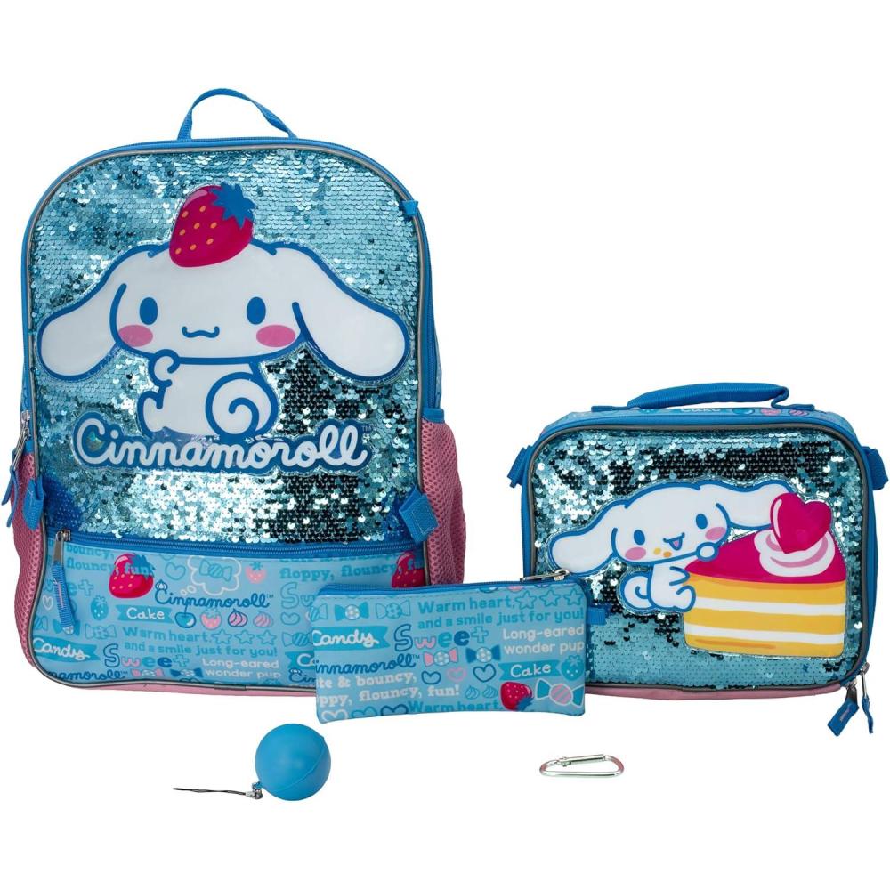 imageAI ACCESSORY INNOVATIONS Bluey 4 Piece Backpack Set for Pre School Girls amp Boys Kids 16 School BagKawaii