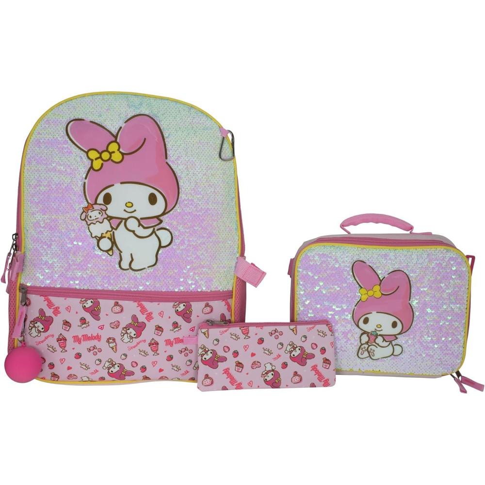 imageAI ACCESSORY INNOVATIONS Bluey 4 Piece Backpack Set for Pre School Girls amp Boys Kids 16 School BagPink