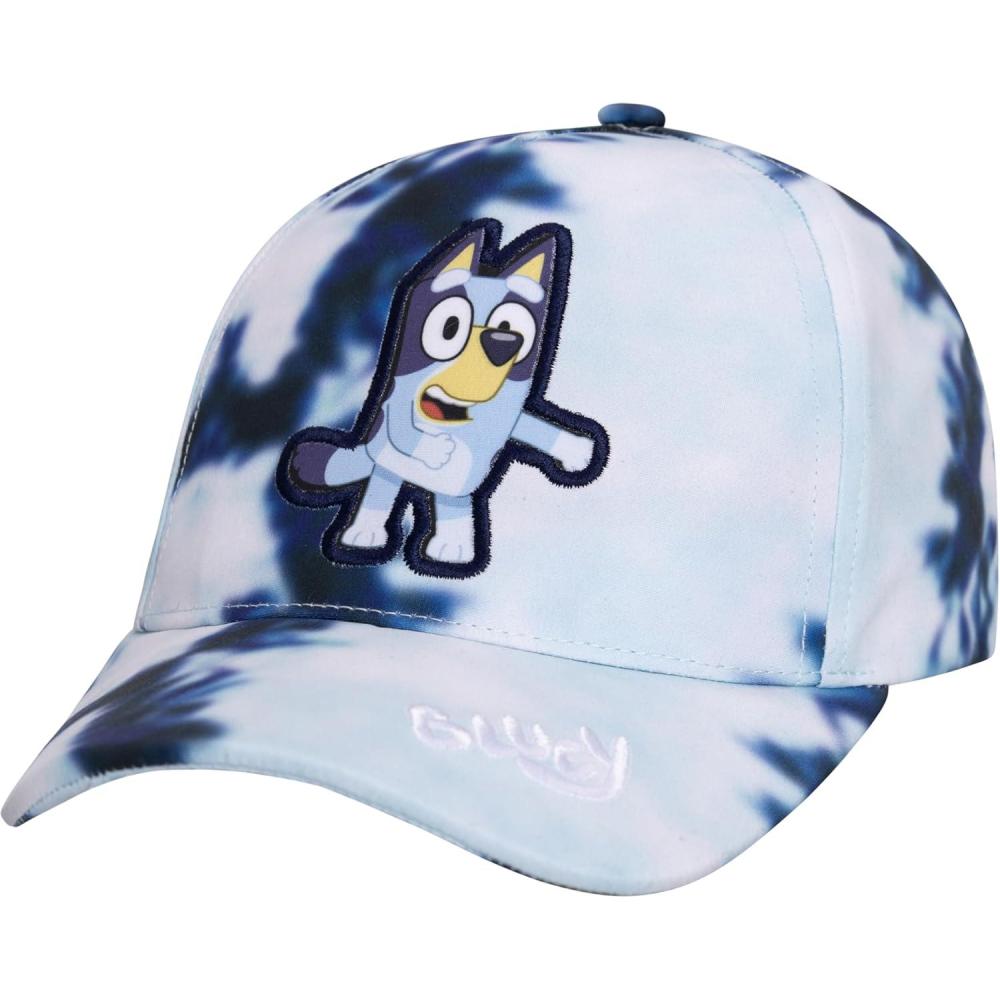 imageBluey Hat Toddler Baseball Cap Cute Hat for Kids Adjustable Toddler Ball Cap Bingo BanditBlue Tiedye