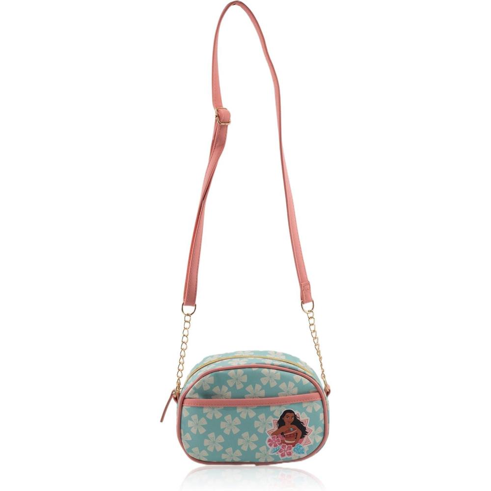 imageDisney Sanrio Bluey Purse Crossbody Handbag for Women  Metallic Vinyl Womens Shoulder HandbagMoana
