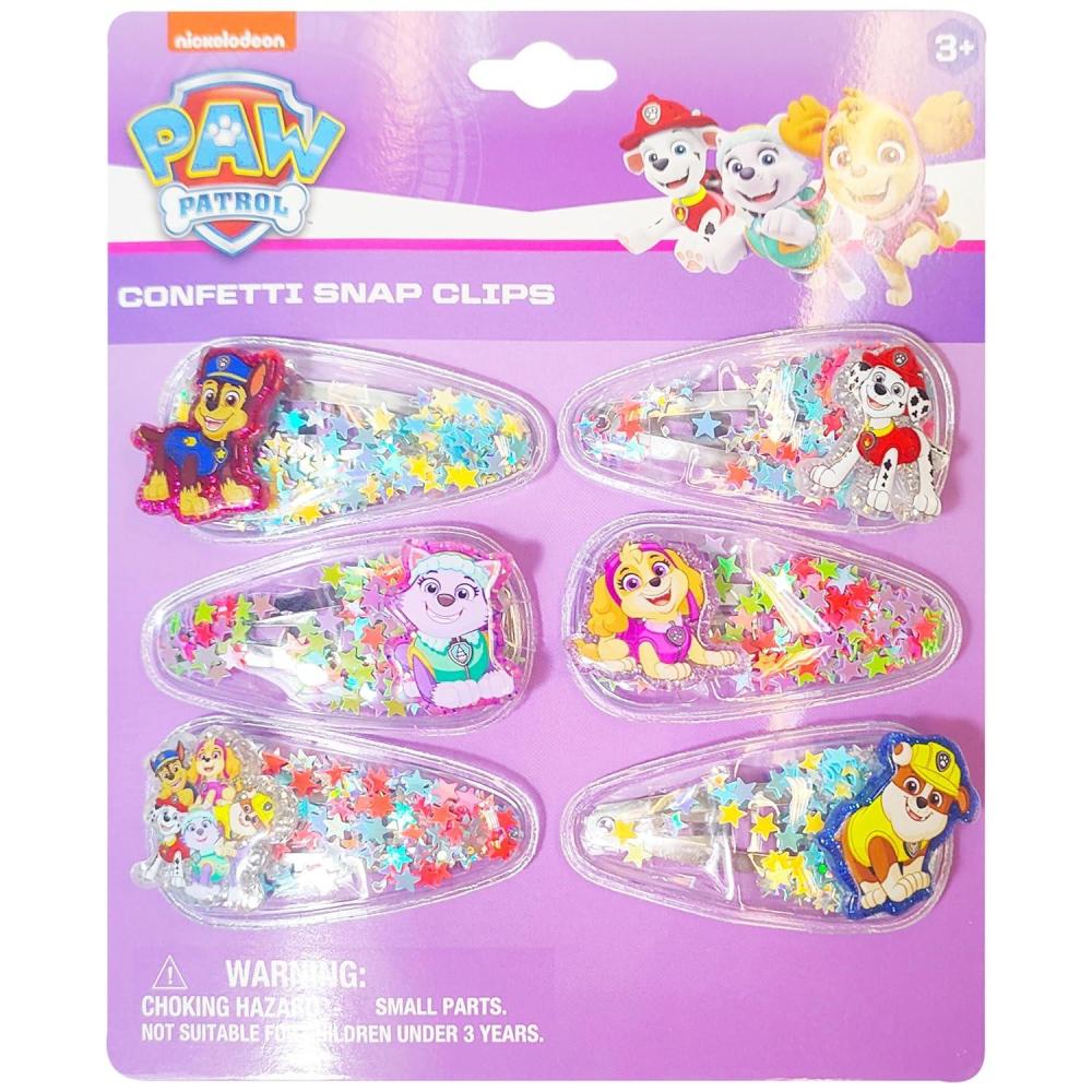 imageLUV HER Bluey Hair Accessories For Girls 6pc Cute Hair Clips with Favorite Bluey Character Charms Magical Confetti Hair Clips Ages 3Multicolor 5