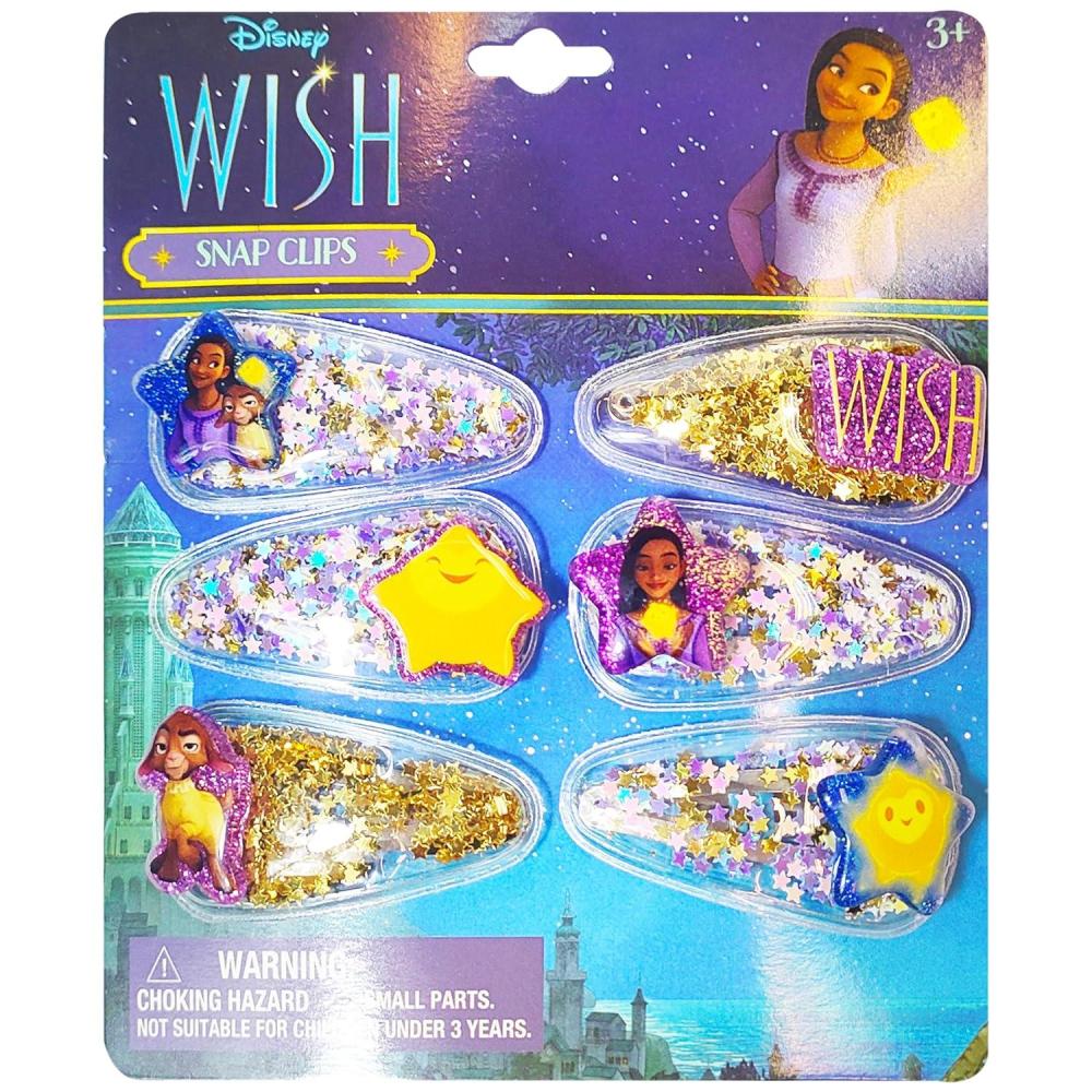 imageLUV HER Bluey Hair Accessories For Girls 6pc Cute Hair Clips with Favorite Bluey Character Charms Magical Confetti Hair Clips Ages 3Multicolor 8
