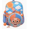 AI ACCESSORY INNOVATIONS Bluey 4 Piece Backpack Set for Pre School Girls & Boys, Kids 16″ School Bag(Blippi)