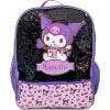 AI ACCESSORY INNOVATIONS Bluey 4 Piece Backpack Set for Pre School Girls & Boys, Kids 16″ School Bag(Kuromi)
