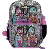 AI ACCESSORY INNOVATIONS Bluey 4 Piece Backpack Set for Pre School Girls & Boys, Kids 16″ School Bag(Monster High)