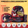 AI ACCESSORY INNOVATIONS Bluey 4 Piece Backpack Set for Pre School Girls & Boys, Kids 16″ School Bag(Shadow The Hedgehog)