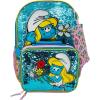 AI ACCESSORY INNOVATIONS Bluey 4 Piece Backpack Set for Pre School Girls & Boys, Kids 16″ School Bag(Smurfs)