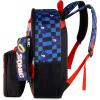 AI ACCESSORY INNOVATIONS Bluey 4 Piece Backpack Set for Pre School Girls & Boys, Kids 16″ School Bag(Sonic  Shadow  & Knuckles)