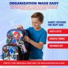 AI ACCESSORY INNOVATIONS Bluey 4 Piece Backpack Set for Pre School Girls & Boys, Kids 16″ School Bag(Sonic  Shadow  & Knuckles)
