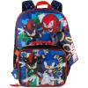 AI ACCESSORY INNOVATIONS Bluey 4 Piece Backpack Set for Pre School Girls & Boys, Kids 16″ School Bag(Sonic  Shadow  & Knuckles)