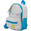 AI ACCESSORY INNOVATIONS Bluey 9” Micro Mini Backpack Purse Featuring a 3D Bluey Glitter Patch with Pom Pom Dangle, Blue(Cinnamoroll)