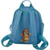 AI ACCESSORY INNOVATIONS Bluey Big Face Mini Cosplay PU Backpack Purse, Shoulder Bag with Epoxy Filled Metal Pineapple Charm, 10.5 Inch, Adjustable Straps, Faux Leather(Bluey)