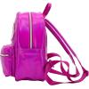 AI ACCESSORY INNOVATIONS Bluey Big Face Mini Cosplay PU Backpack Purse, Shoulder Bag with Epoxy Filled Metal Pineapple Charm, 10.5 Inch, Adjustable Straps, Faux Leather(Barbie)