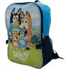 BLUEY 2 Piece Backpack Set, Pre school Girls & Boys 16″ Travel Bag, Blue(Bluey)