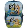 BLUEY 2 Piece Backpack Set, Pre school Girls & Boys 16″ Travel Bag, Blue(Bluey)