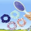 Bluey Hair Accessory 5 Pcs Set – 1 Regular 9 inch Bluey HairBrush For Girls + 4 Bluey Scrunchies For Kids – Accessories For Girls – Detangling Brush – Elastic Hair Ties Ropes Scrunchies Ages 3+(Bluey 5 Piece Hair Accessories)