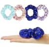 Bluey Hair Accessory 5 Pcs Set – 1 Regular 9 inch Bluey HairBrush For Girls + 4 Bluey Scrunchies For Kids – Accessories For Girls – Detangling Brush – Elastic Hair Ties Ropes Scrunchies Ages 3+(Bluey 5 Piece Hair Accessories)