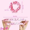 Bluey Hair Accessory 5 Pcs Set – 1 Regular 9 inch Bluey HairBrush For Girls + 4 Bluey Scrunchies For Kids – Accessories For Girls – Detangling Brush – Elastic Hair Ties Ropes Scrunchies Ages 3+(Barbie 5 Piece Hair Accessories)