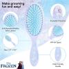 Bluey Hair Accessory 5 Pcs Set – 1 Regular 9 inch Bluey HairBrush For Girls + 4 Bluey Scrunchies For Kids – Accessories For Girls – Detangling Brush – Elastic Hair Ties Ropes Scrunchies Ages 3+(Elsa’s 5 Piece Hair Accessories)