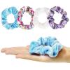 Bluey Hair Accessory 5 Pcs Set – 1 Regular 9 inch Bluey HairBrush For Girls + 4 Bluey Scrunchies For Kids – Accessories For Girls – Detangling Brush – Elastic Hair Ties Ropes Scrunchies Ages 3+(Stitch 5 Piece Hair Accessories)