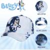 Bluey Hat Toddler Baseball Cap – Cute Hat for Kids, Adjustable Toddler Ball Cap, Bingo, Bandit(Blue Tie-dye)