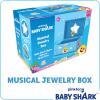 Bluey Jewelry Box for Girls – Musical Jewelry Box with Spinning Figurine, Bluey Toys for Kids Ages 3-5 – Plays Bluey Theme Song – 6 x 4.7 x 3.5 in(Baby Shark)